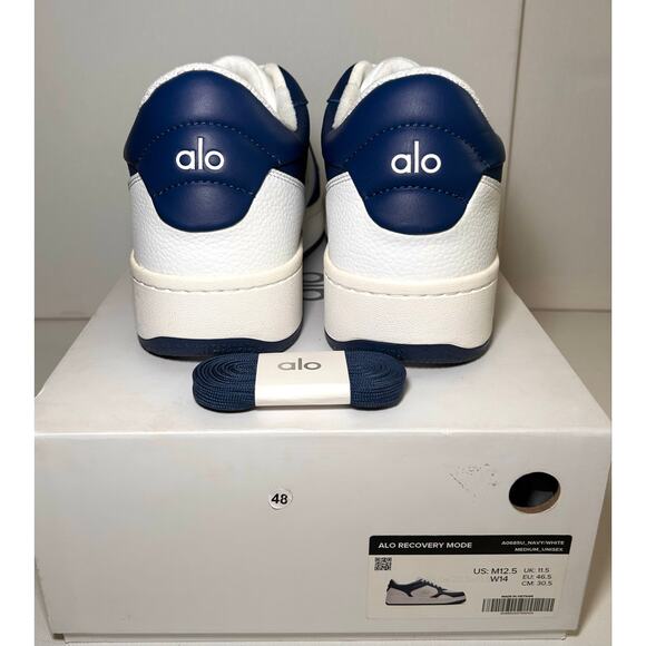 ALO Recovery Mode Sneaker. Men\'s US Size 12.5 color Navy/White. NWT\'s main image 8